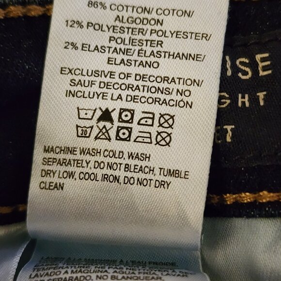 Lucky Brand Mid Rise Straight Sweet Jeans 0/25L - Picture 13 of 13